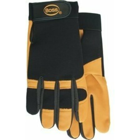 BOSS CAT GLOVES Boss Gloves 4048x Extra Large Black & Gold Premium Goatskin Boss Guard Glove 4048X